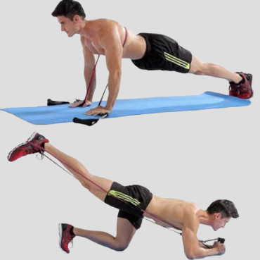 Bodybuilding Resistance Bands Set