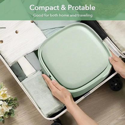 ArabNest mini washing machine with digital controls and compact design, suitable for small loads and space-saving laundry needs.