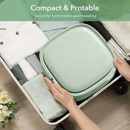 ArabNest mini washing machine with digital controls and compact design, suitable for small loads and space-saving laundry needs.