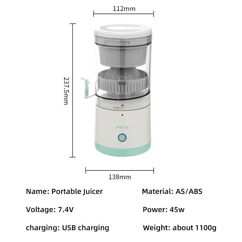 Portable Automatic Fruit Juicer