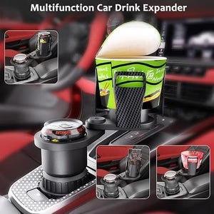 ArabNest Car Drink Expander Holder securely attaches to vehicle cup holders for holding bottles and drinks during drives.