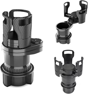 ArabNest car drink expander holder shown in vehicle, holding a beverage container for secure and convenient access while driving.