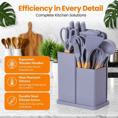 19 Piece Kitchen Utensil Set