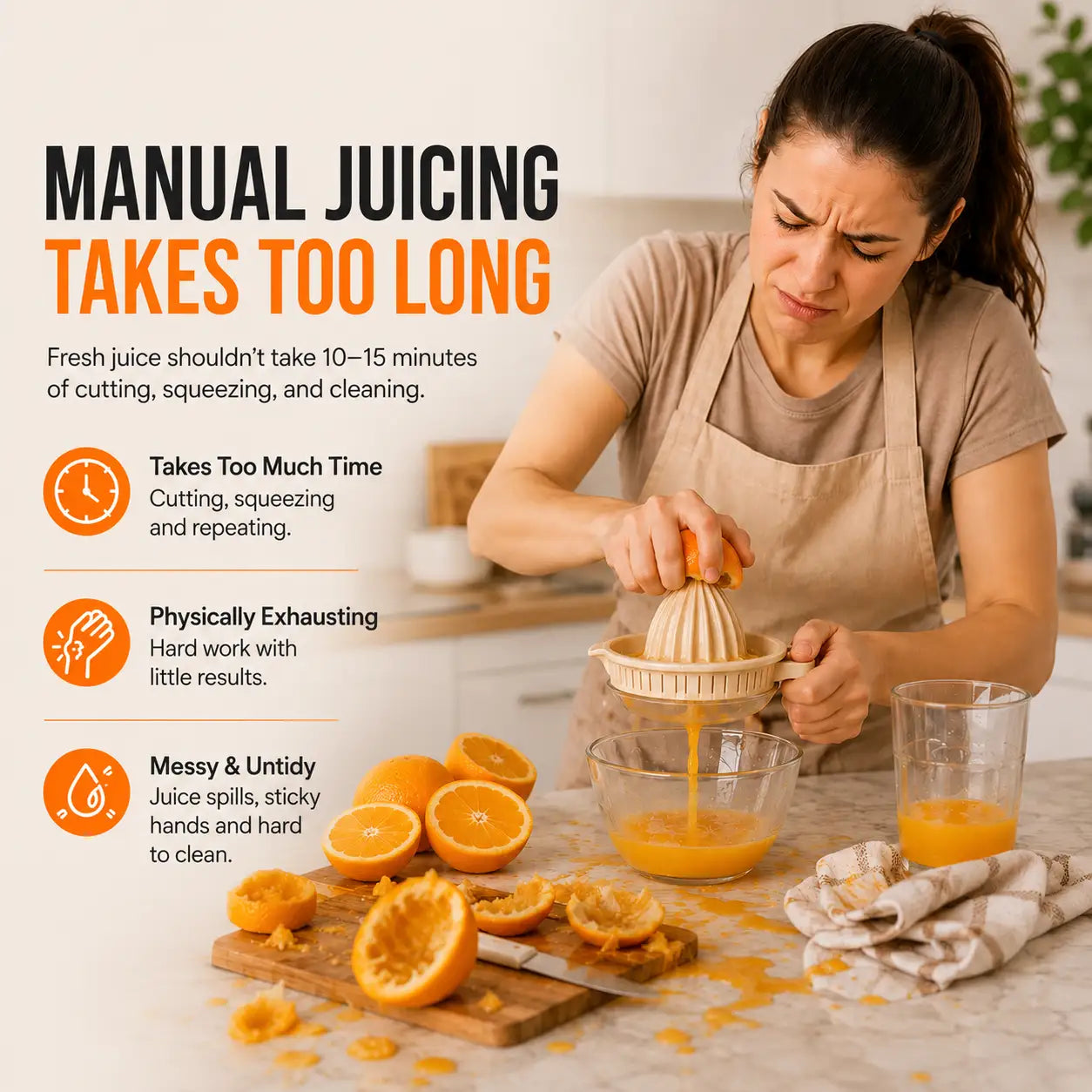 Portable Automatic Fruit Juicer