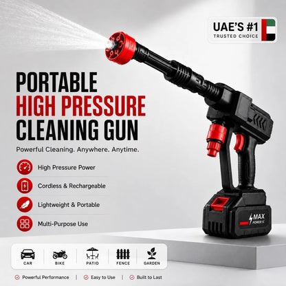Portable High Pressure Cleaning Gun