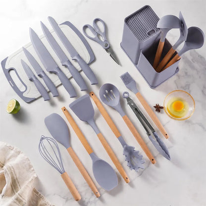 19 Pc Kitchen Utensil Set