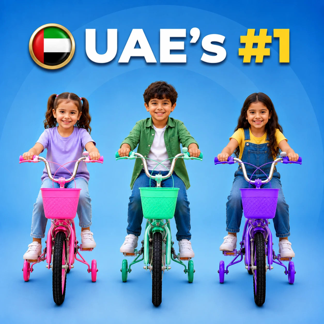 Kids Bicycle With Training Wheels